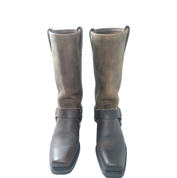 Frye Harness 12R Boots 7730 Women's Size 6.5 M Made In The USA Retail $498 - Picture 4 of 16